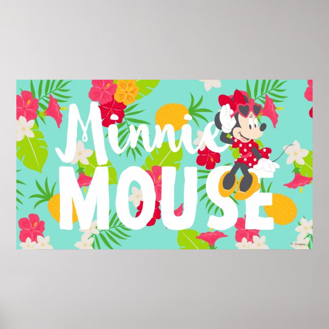 Minnie | Minnie's Tropical Pose 4 Poster (Front)