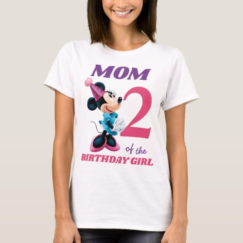 Minnie  Mom of the Birthday Girl T_Shirt