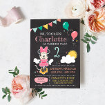 Minnie Mouse 2nd Birthday Chalkboard Invitation<br><div class="desc">Invite all your family and friends to your child's Minnie Mouse themed 2nd Birthday Party with these chalkboard birthday invitations. Personalize by adding your party details.</div>