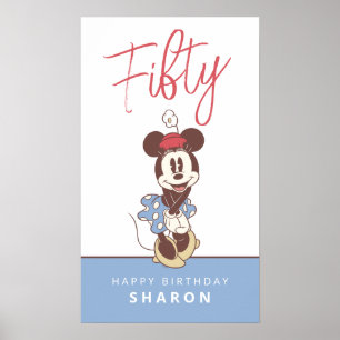 Minnie Mouse 50th Birthday  Poster