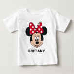 Minnie Mouse | Add Your Name Baby T-Shirt Minnie Mouse | Add Your Name Baby T-Shirt