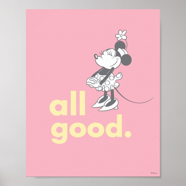 Minnie Mouse | All Good Poster (Front)