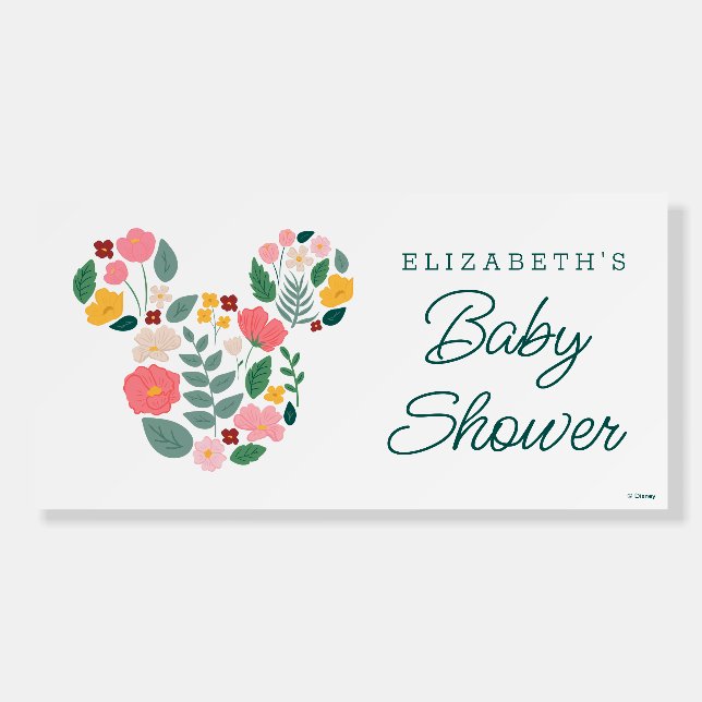 Minnie Mouse | Baby in Bloom Baby Shower Foam Board (Front)