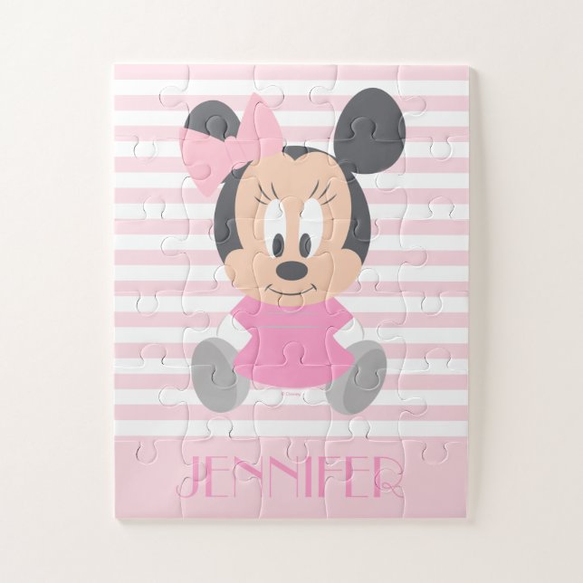 Minnie Mouse | Baby Minnie - Add Your Name Jigsaw Puzzle (Vertical)