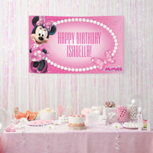 Minnie Mouse Birthday Banner
