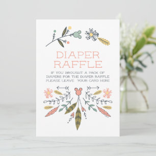 Minnie Mouse Boho Festival Girl Baby Shower Invitation