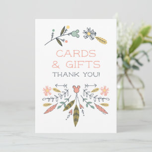 Minnie Mouse Boho Festival Girl Baby Shower Invitation