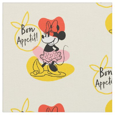Minnie Mouse | Bon Appetit! Fabric