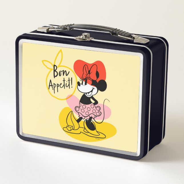 Minnie Mouse | Bon Appetit! Metal Lunch Box (Front)