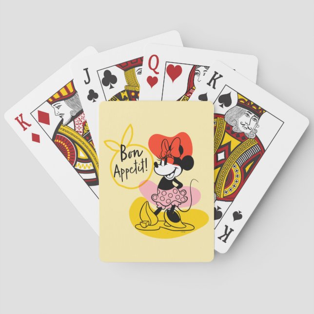 Minnie Mouse | Bon Appetit! Playing Cards (Back)