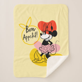 Minnie Mouse | Bon Appetit! Sherpa Blanket