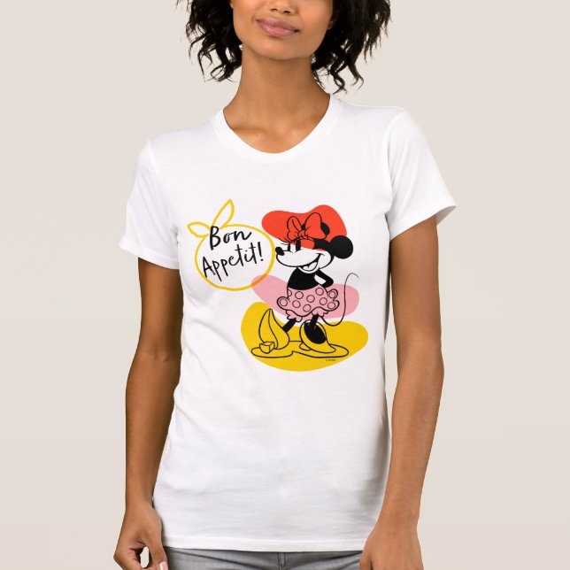 Minnie Mouse | Bon Appetit! T-Shirt (Front)