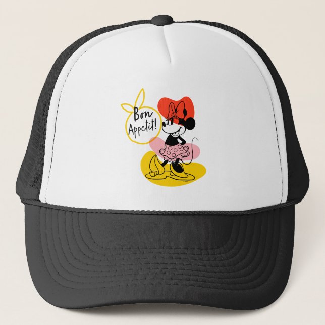 Minnie Mouse | Bon Appetit! Trucker Hat (Front)