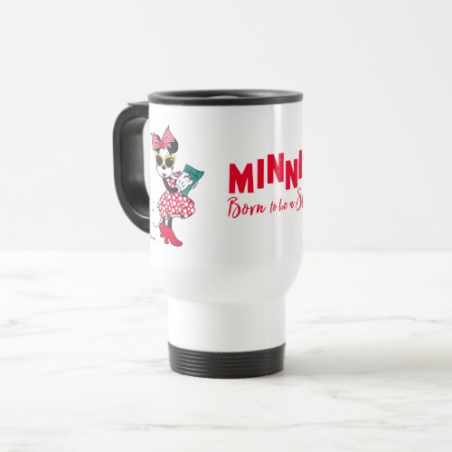 Minnie Mouse  Born to be a Star Travel Mug