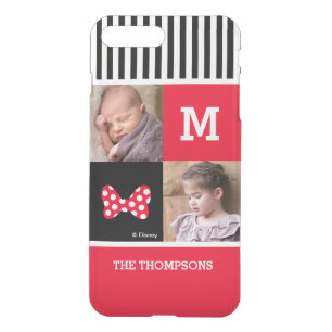 Minnie Mouse Bow   Add Photos & Monogram iPhone 8 Plus/7 Plus Case