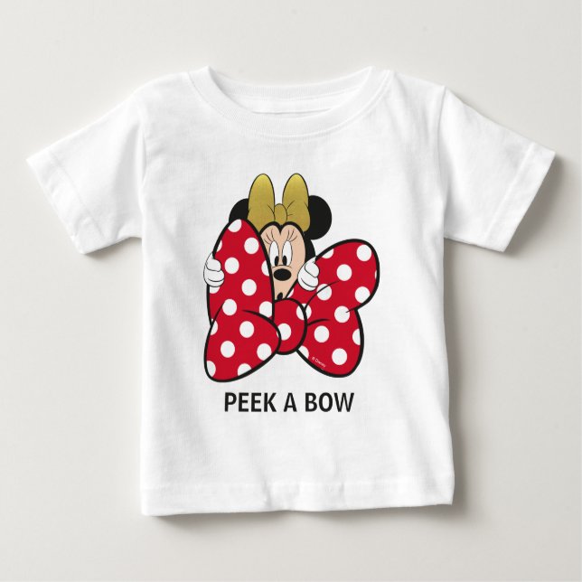 Minnie Mouse | Bow Tie Baby T-Shirt (Front)