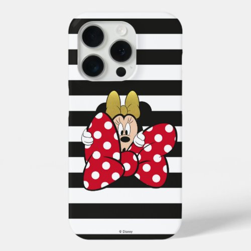 Minnie Mouse  Bow Tie iPhone 15 Pro Case