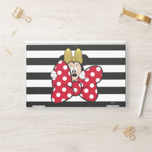 Minnie Mouse   Bow Tie HP Laptop Skin