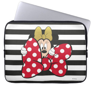Minnie Mouse   Bow Tie Laptop Sleeve