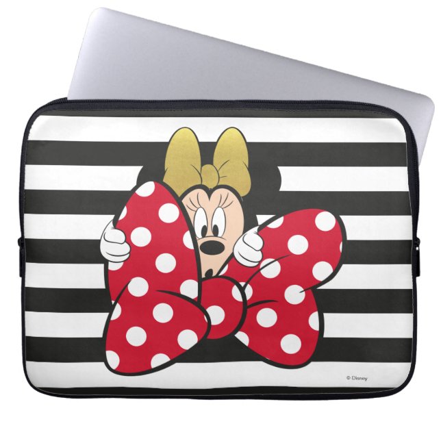 Minnie Mouse | Bow Tie Laptop Sleeve (Front)