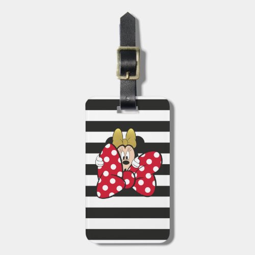 Minnie Mouse  Bow Tie Luggage Tag
