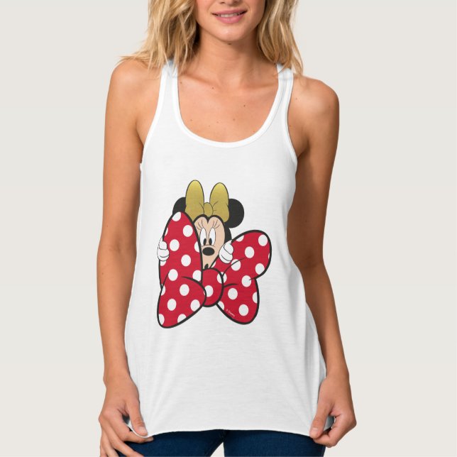 Minnie Mouse | Bow Tie Tank Top (Front)