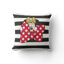 Minnie Mouse | Bow Tie Throw Pillow