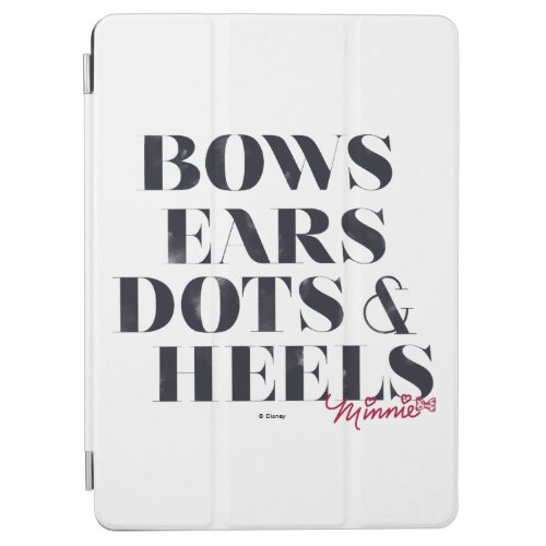 Minnie Mouse  Bows Ears Dots  Heels iPad Air Cover