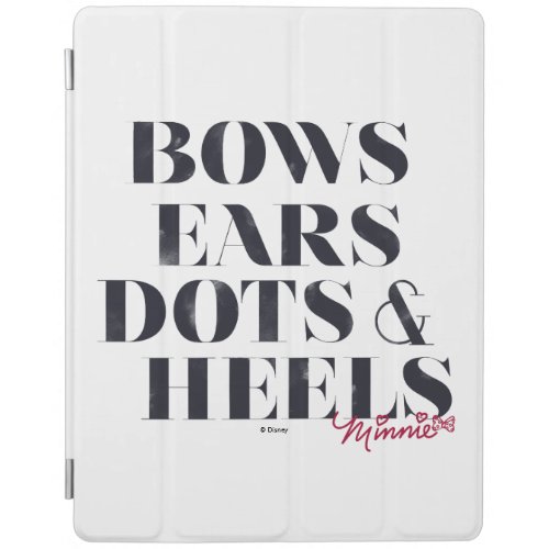 Minnie Mouse  Bows Ears Dots  Heels iPad Smart Cover