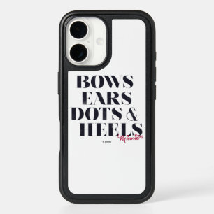 Minnie Mouse   Bows Ears Dots & Heels iPhone 16 Case