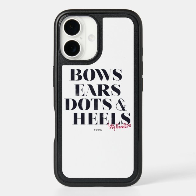 Minnie Mouse | Bows Ears Dots & Heels Otterbox iPhone Case (Back)