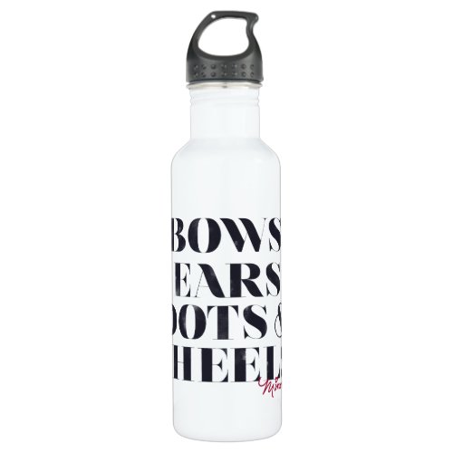 Minnie Mouse  Bows Ears Dots  Heels Stainless Steel Water Bottle