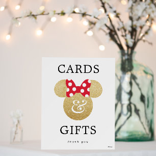 Minnie Mouse   Bridal Shower Cards & Gifts Foam Board