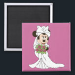 Minnie Mouse | Bride at Wedding Magnet<br><div class="desc">Minnie Mouse</div>