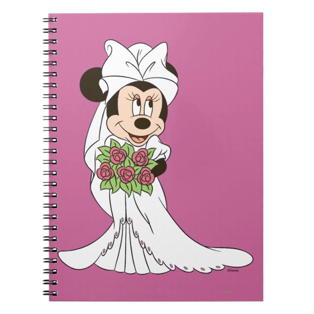 Minnie Mouse | Bride at Wedding Notebook (Front)