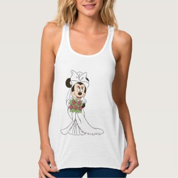 Minnie Mouse | Bride At Wedding Tank Top by MickeyAndFriends at Zazzle
