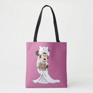 Minnie Mouse Bride at Wedding Tote Bag