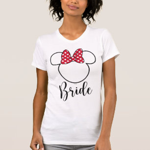 Minnie Mouse   Bride  Script T-Shirt