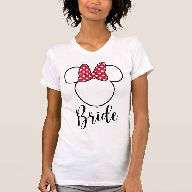 Minnie Mouse | Bride  Script T-Shirt (Front)