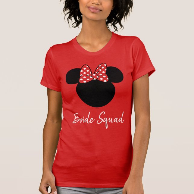 Minnie Mouse | Bride Squad Script T-Shirt (Front)