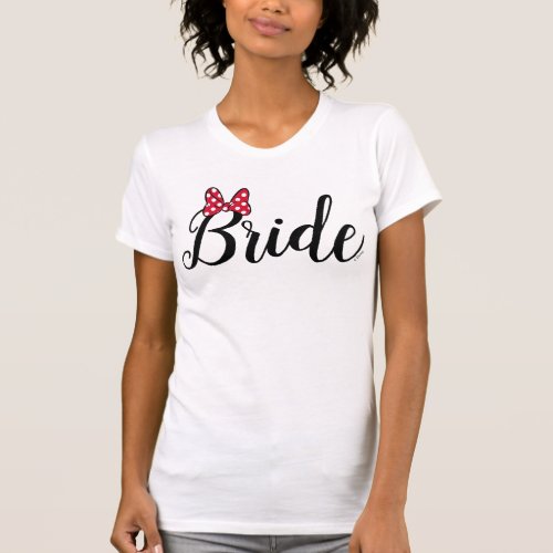 Minnie Mouse  Bride T_Shirt