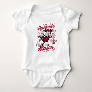 Minnie Mouse Celebrate The Season Baby Bodysuit