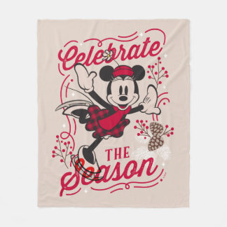 Minnie Mouse | Celebrate The Season Fleece Blanket