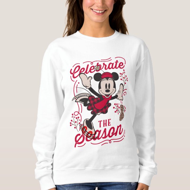 Minnie Mouse | Celebrate The Season Sweatshirt (Front)