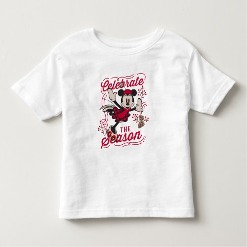 Minnie Mouse  Celebrate The Season Toddler T_shirt