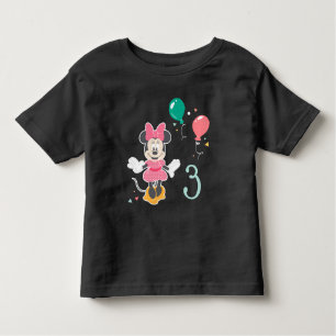 Minnie Mouse Chalkboard 3rd Birthday Baby Toddler T-shirt