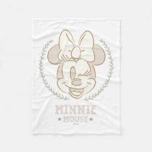 Minnie Mouse Cheer Minimal Infant Doodle Fleece Blanket