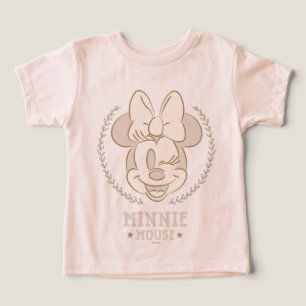 Minnie Mouse Cheer Minimal Infant Doodle Toddler T-shirt