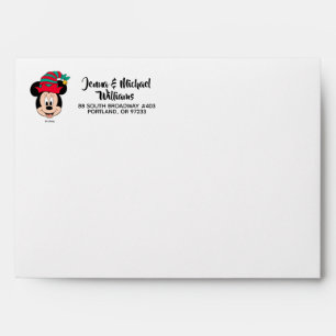 Minnie Mouse Christmas Elf Hat Envelope