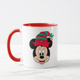 Minnie Mouse   Christmas Elf Hat Mug